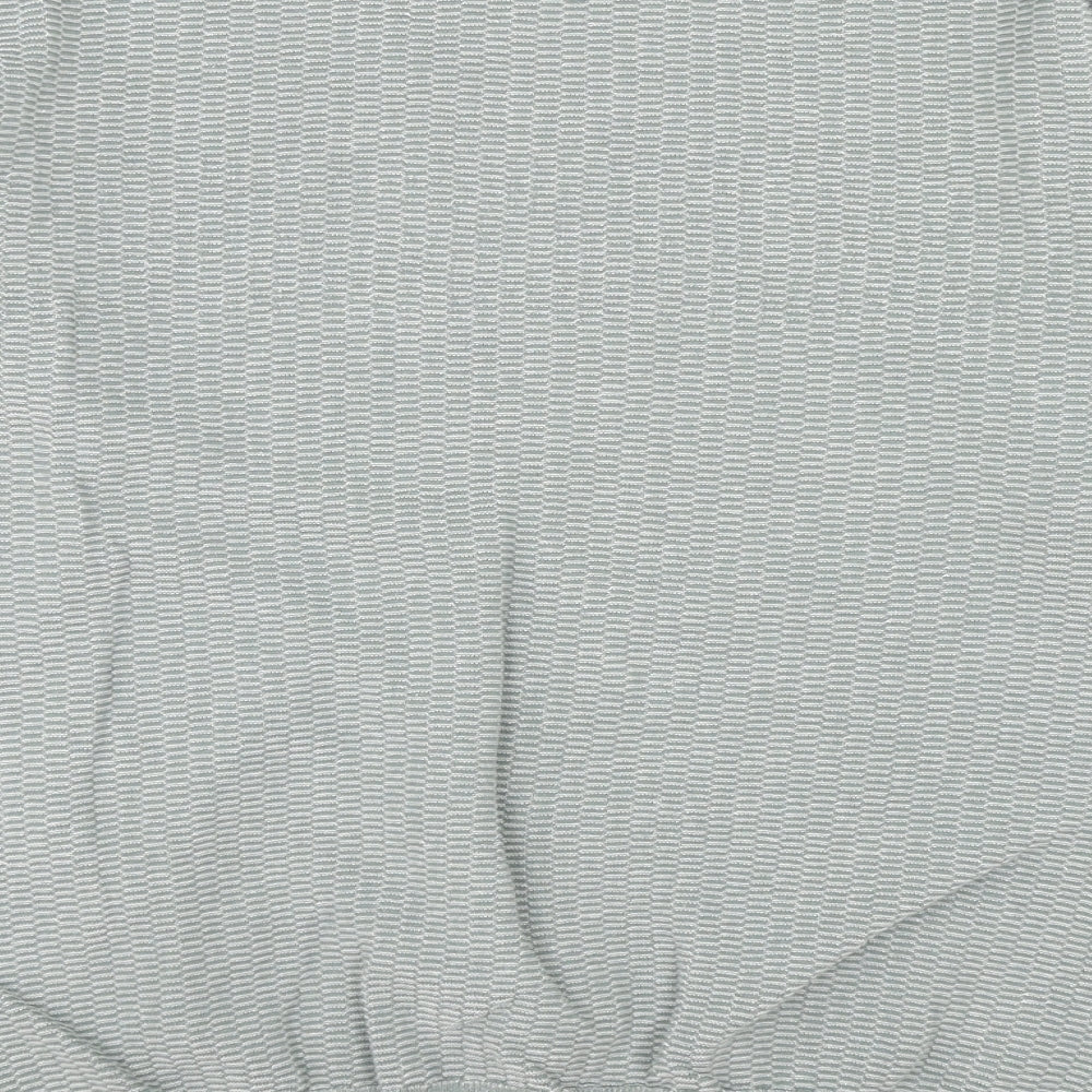 George Mens Green Round Neck Cotton Pullover Jumper Size L