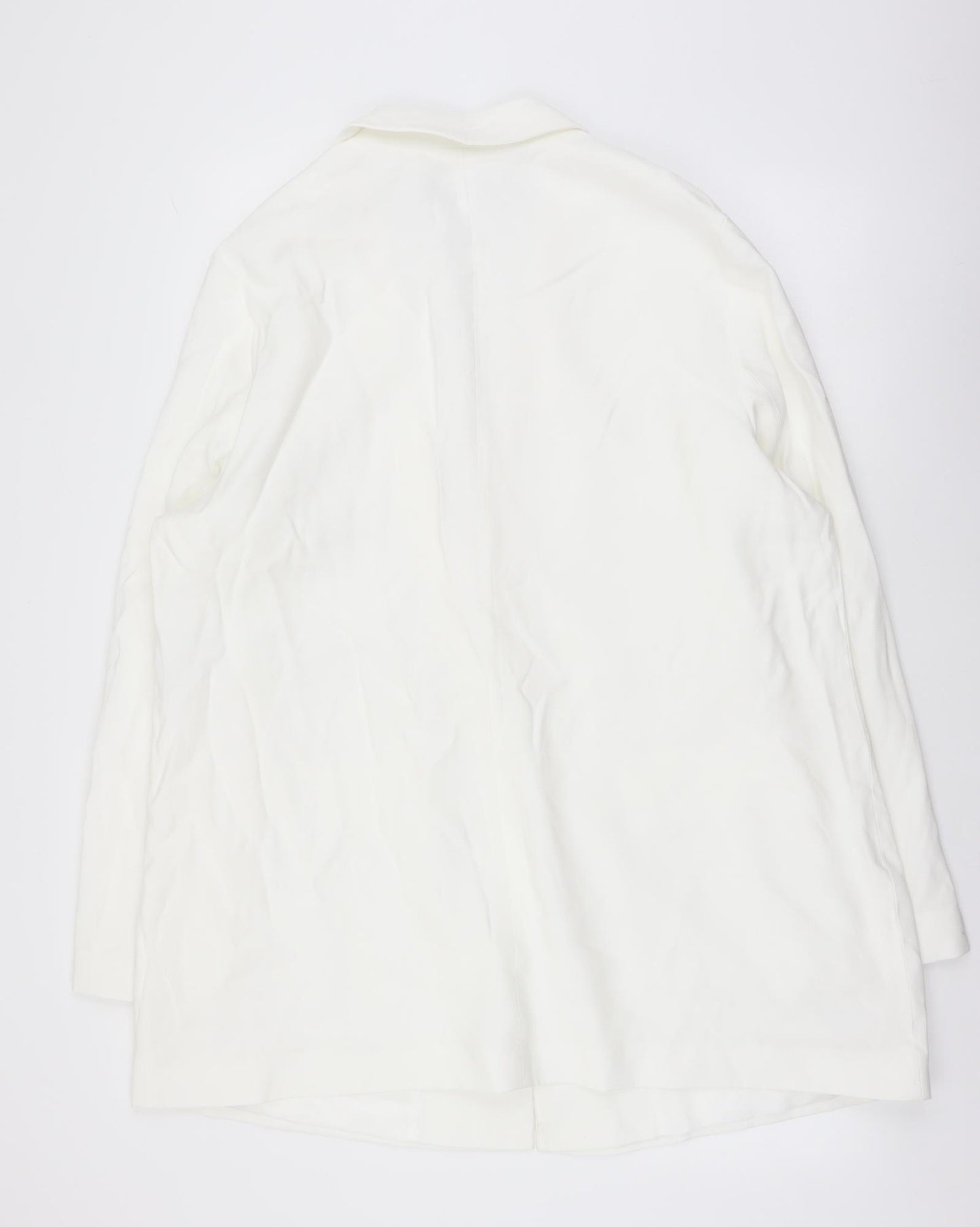 Primark Womens White Jacket Blazer Size 20 Button