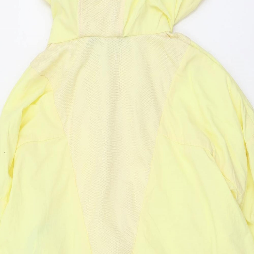 Zara Womens Yellow Jacket Size M Zip - Cropped