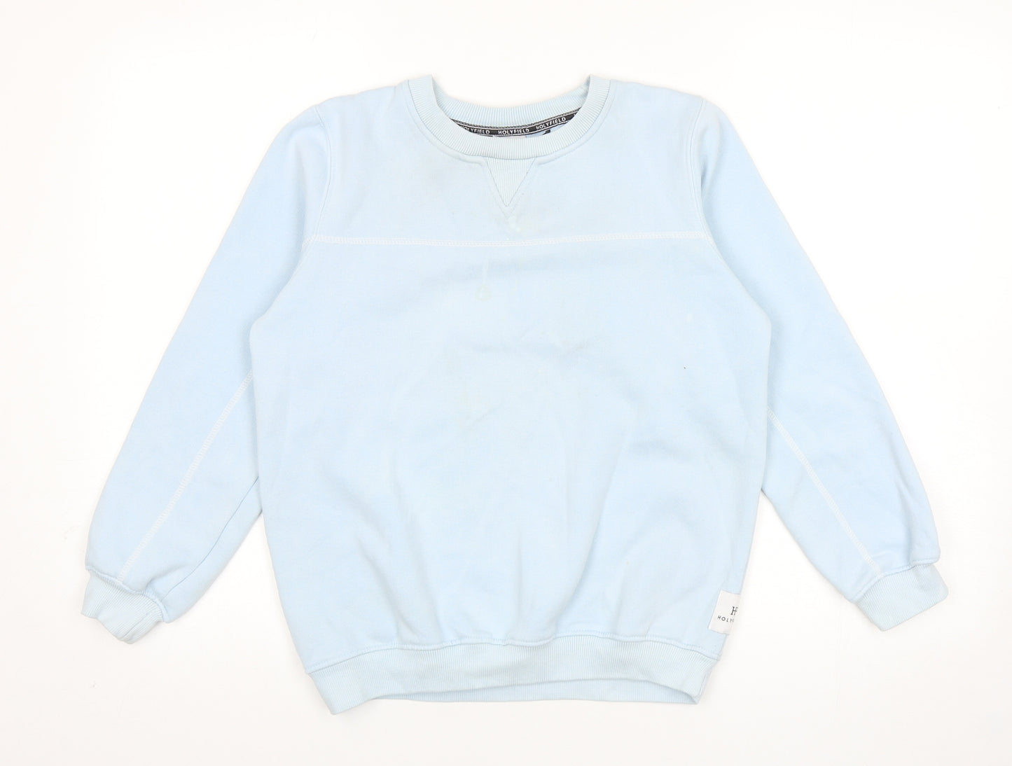 Holyfield Girls Blue Cotton Pullover Sweatshirt Size S Pullover