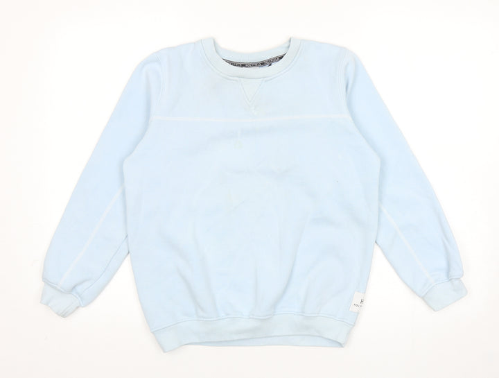 Holyfield Girls Blue Cotton Pullover Sweatshirt Size S Pullover
