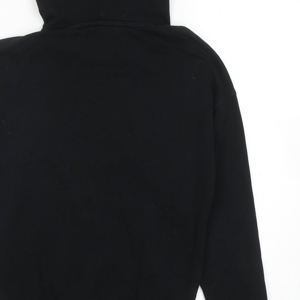 H&M Boys Black Cotton Pullover Hoodie Size 8-9 Years Pullover - Xbox