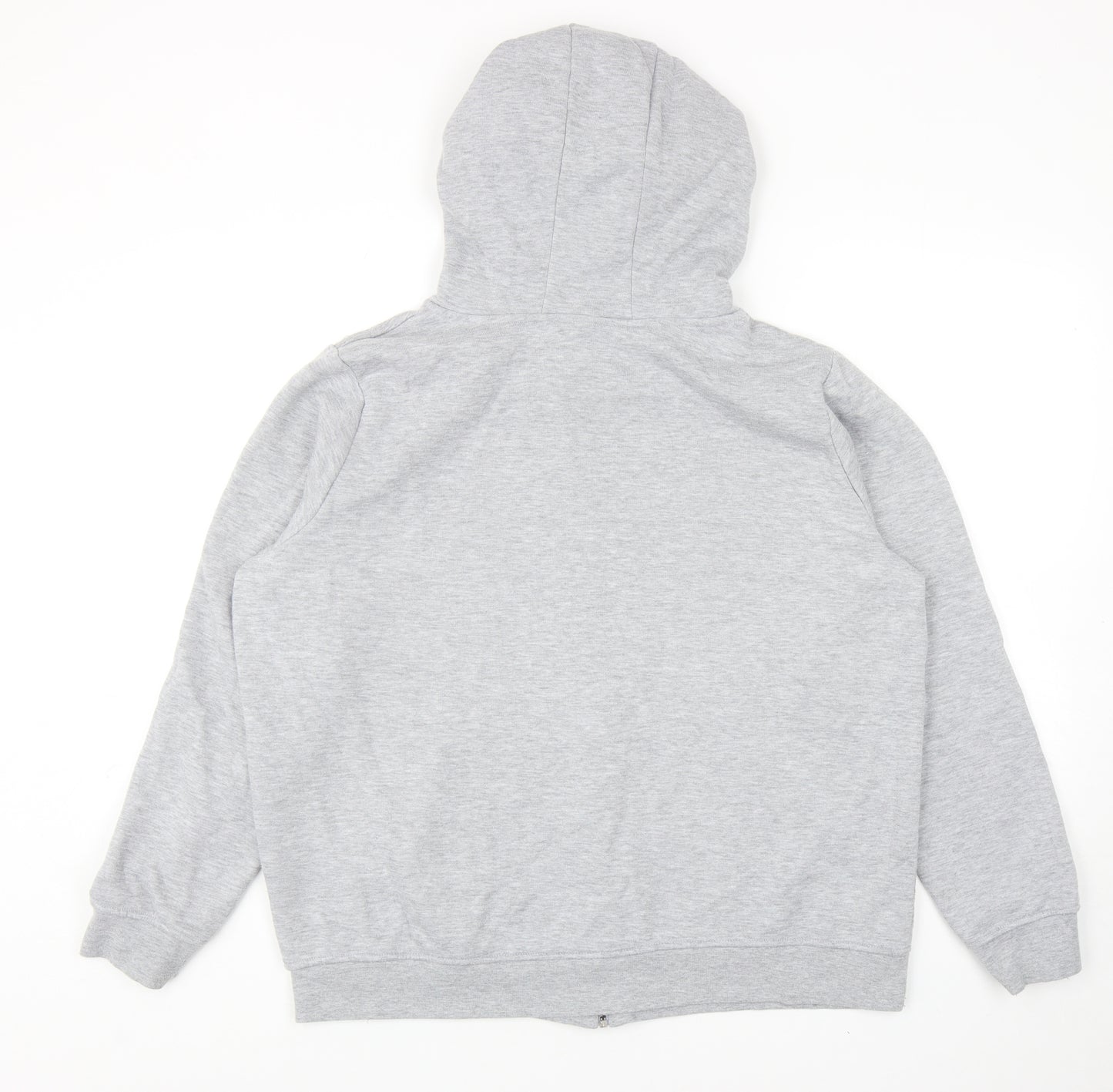 Primark Womens Grey Cotton Full Zip Hoodie Size XL Zip