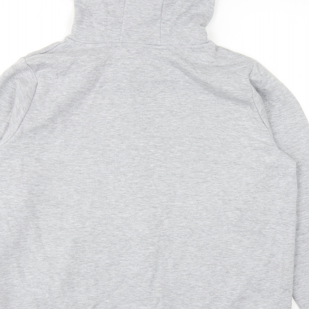 Primark Womens Grey Cotton Full Zip Hoodie Size XL Zip