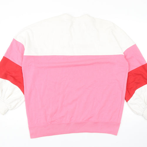 Missguided Womens Purple Colourblock Polyester Pullover Sweatshirt Size 8 Pullover - Honey Bunny