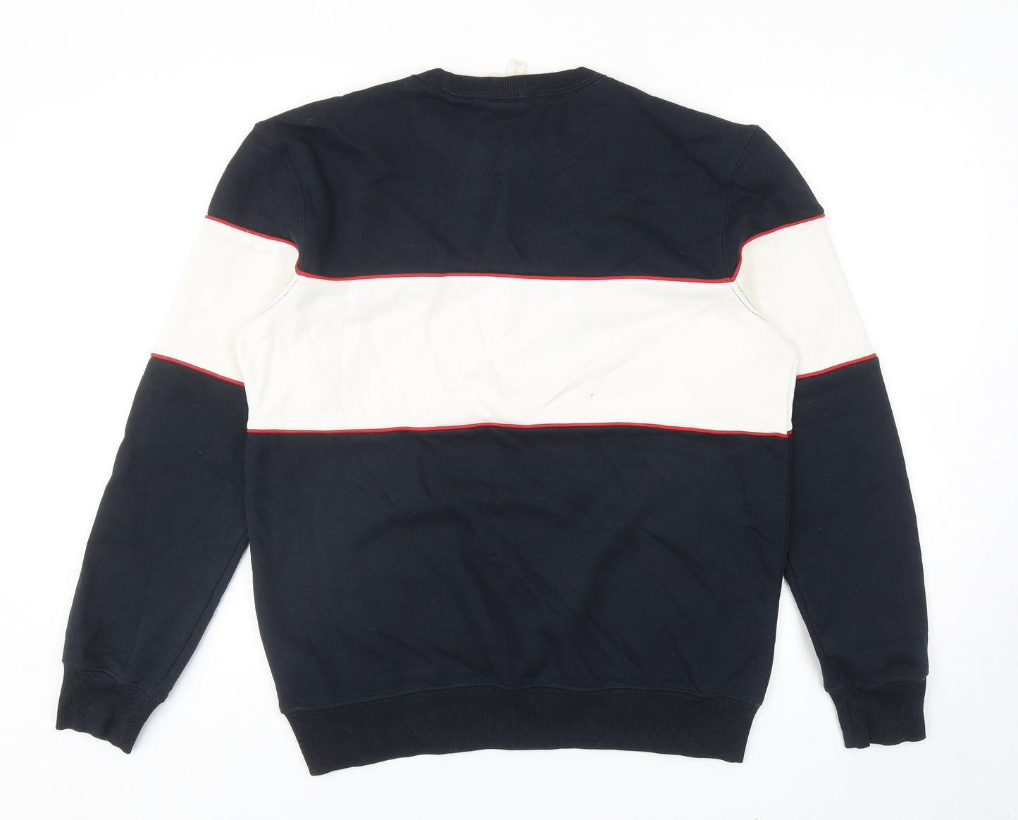 H&M Mens Blue Cotton Pullover Sweatshirt Size S - Earth Collection