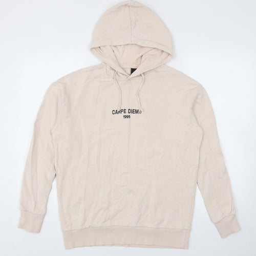 River Island Womens Pink Cotton Pullover Hoodie Size XS Pullover - Carpe Diem