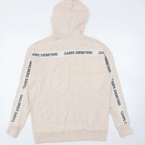 River Island Womens Pink Cotton Pullover Hoodie Size XS Pullover - Carpe Diem