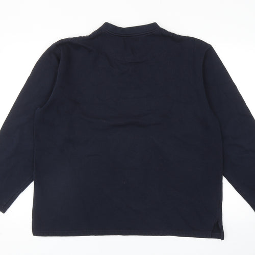 Armando Mens Blue Cotton Pullover Sweatshirt Size L