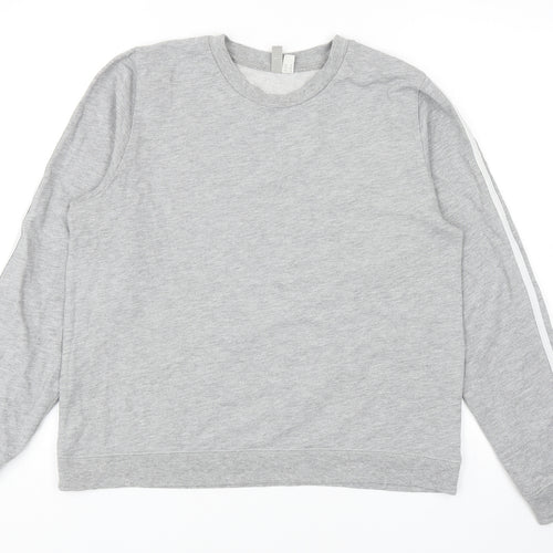 ASOS Womens Grey Cotton Pullover Sweatshirt Size 12 Pullover