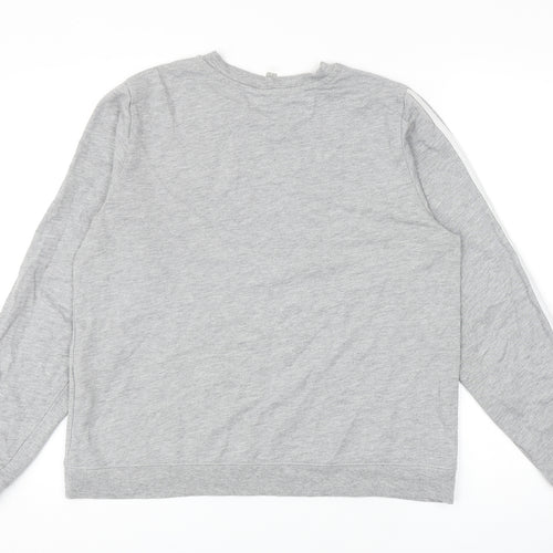 ASOS Womens Grey Cotton Pullover Sweatshirt Size 12 Pullover