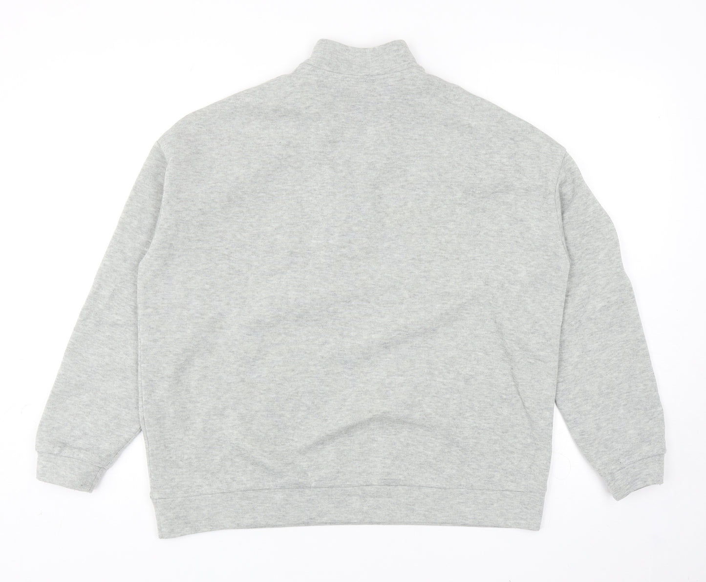 SheIn Womens Grey Polyester Pullover Sweatshirt Size S Zip - Laguna Beach California