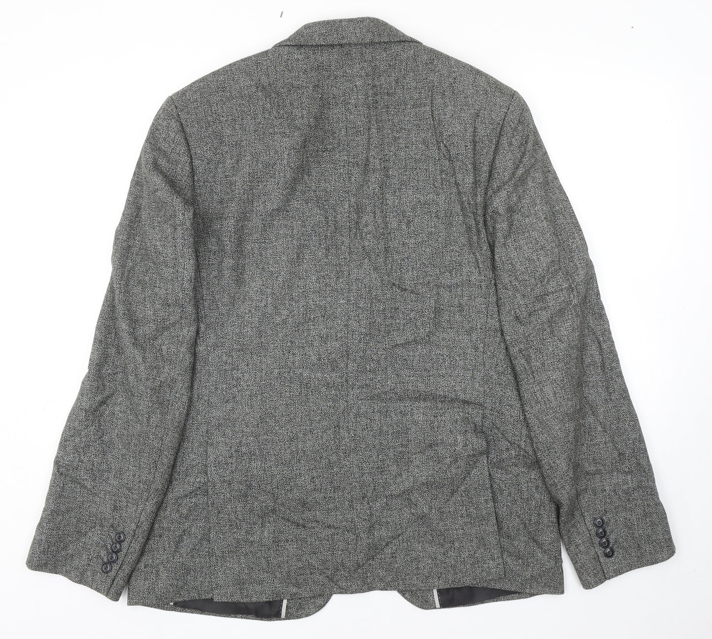 Marks and Spencer Mens Grey Linen Jacket Blazer Size 44