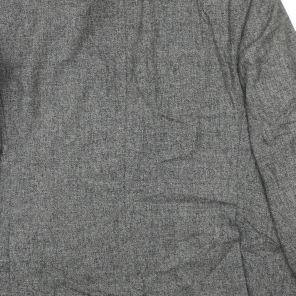 Marks and Spencer Mens Grey Linen Jacket Blazer Size 44