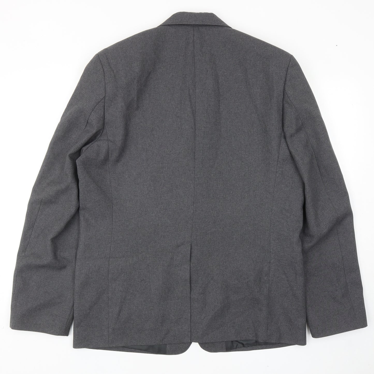 Trutex Mens Grey Polyester Jacket Blazer Size 40