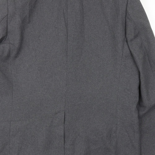 Trutex Mens Grey Polyester Jacket Blazer Size 40