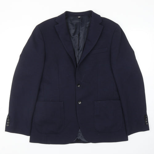 Marks and Spencer Mens Blue Polyamide Jacket Blazer Size 40