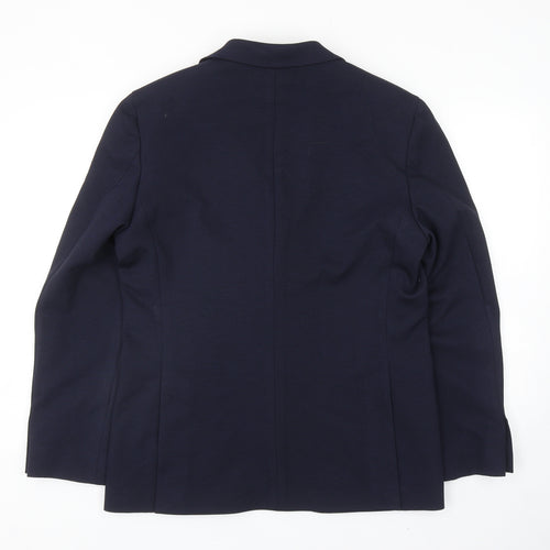 Marks and Spencer Mens Blue Polyamide Jacket Blazer Size 40
