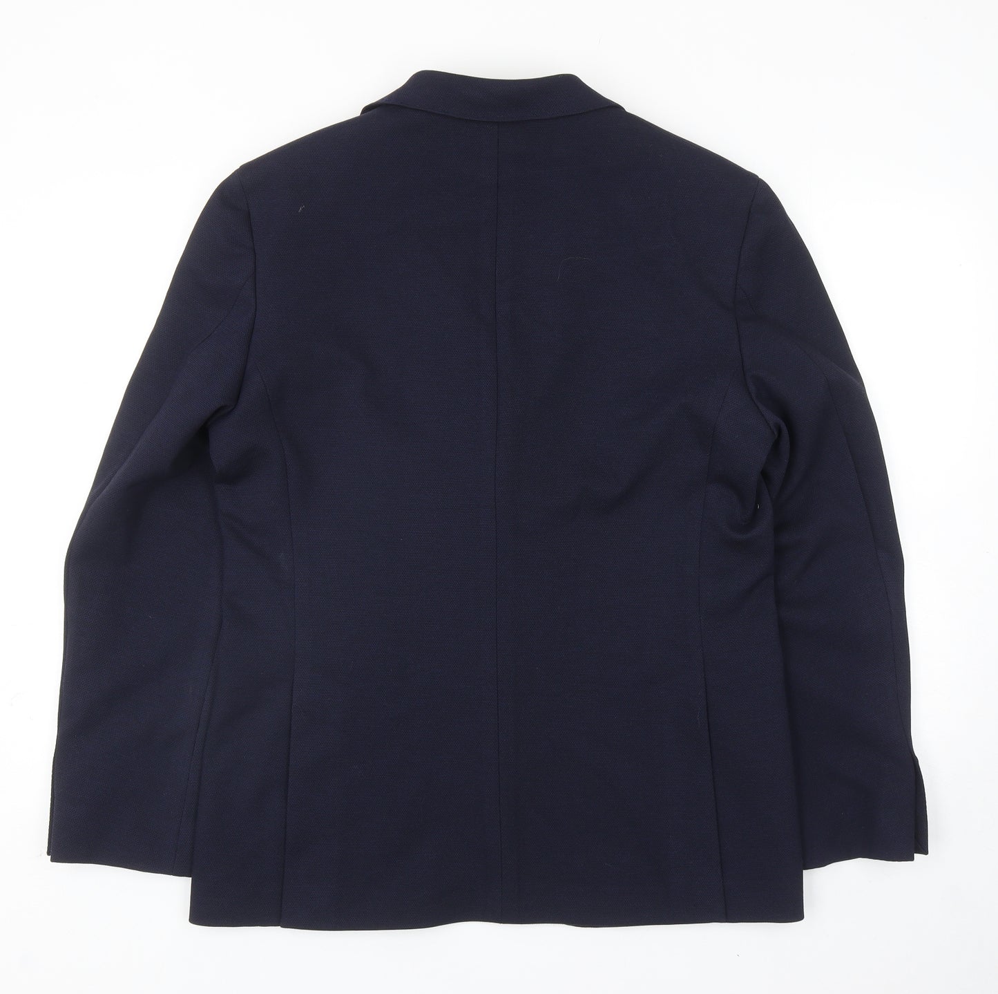 Marks and Spencer Mens Blue Polyamide Jacket Blazer Size 40