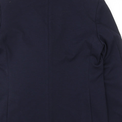 Marks and Spencer Mens Blue Polyamide Jacket Blazer Size 40