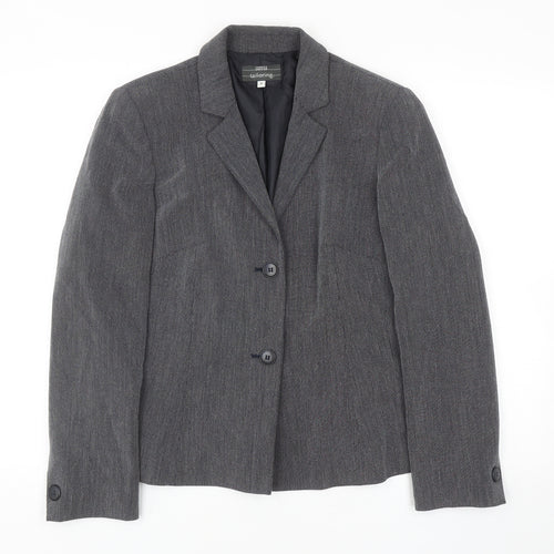 Marks and Spencer Womens Grey Viscose Jacket Suit Jacket Size 14