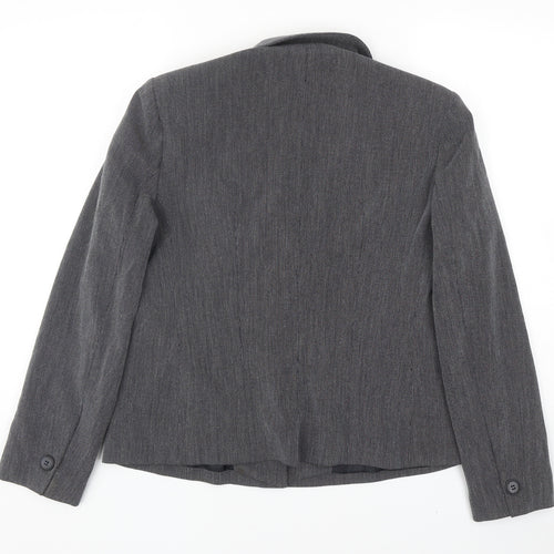 Marks and Spencer Womens Grey Viscose Jacket Suit Jacket Size 14