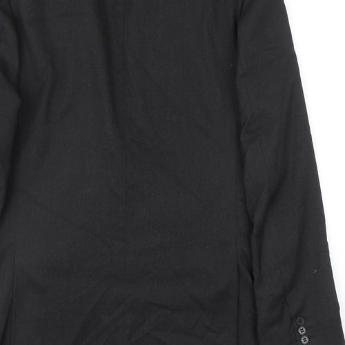 Burton Mens Grey Viscose Jacket Blazer Size 40