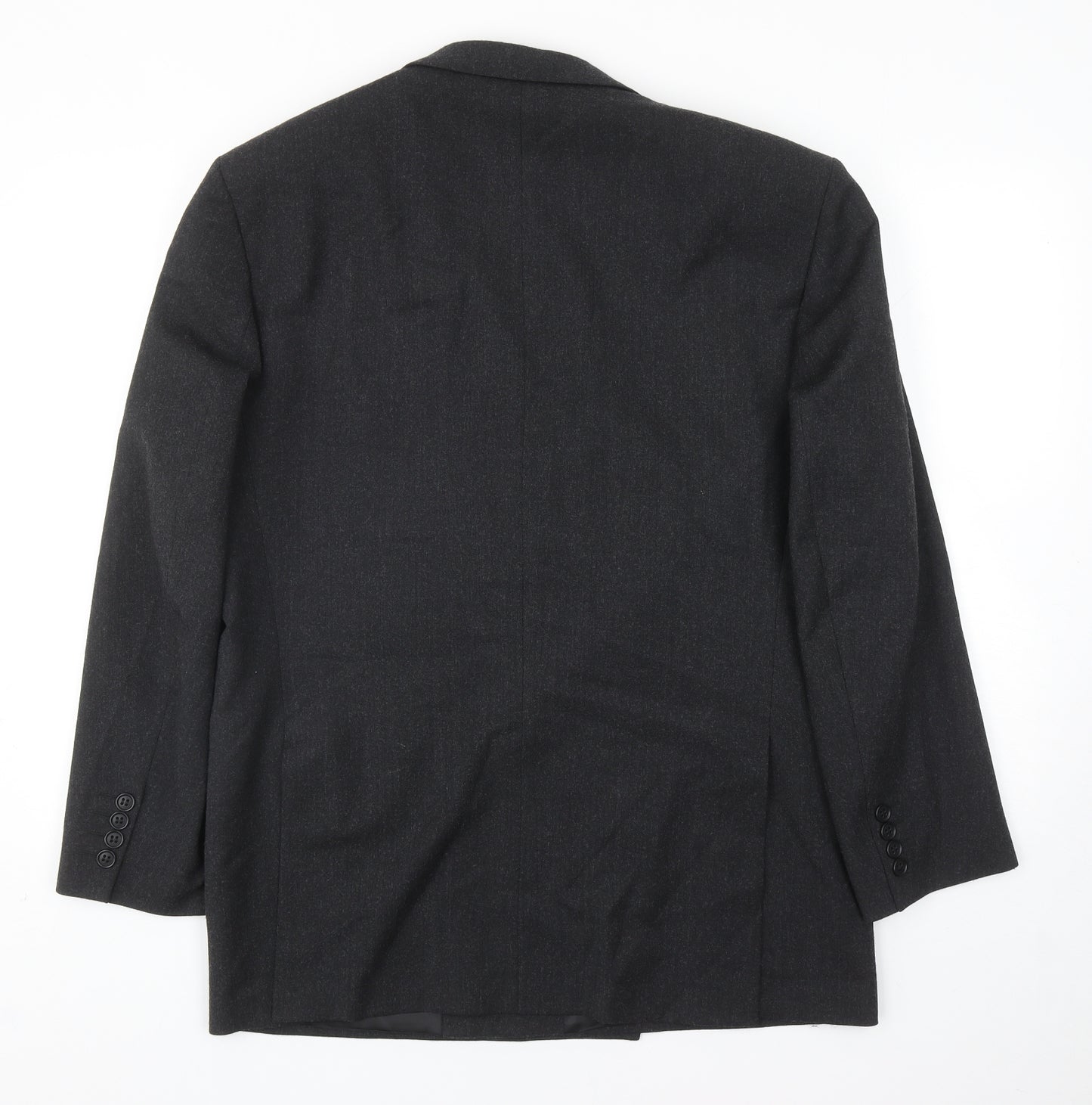 Harewood Mens Grey Wool Jacket Blazer Size 40