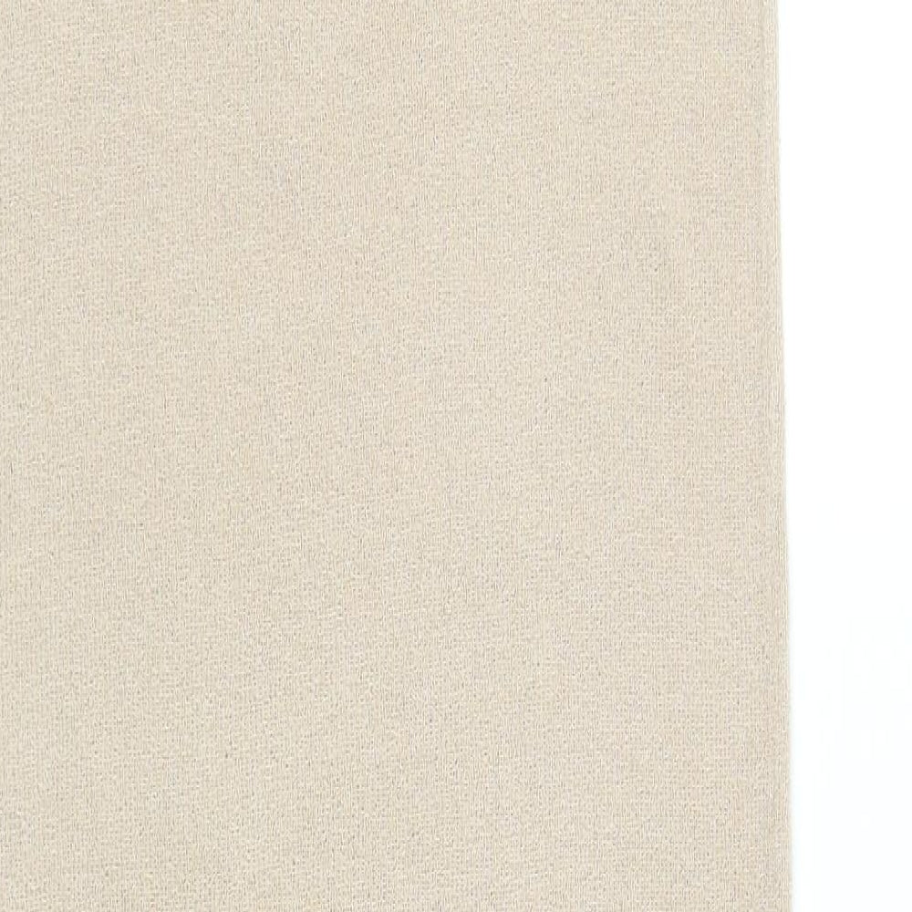 TU Womens Beige Acrylic Tank Dress Size 14 V-Neck Pullover