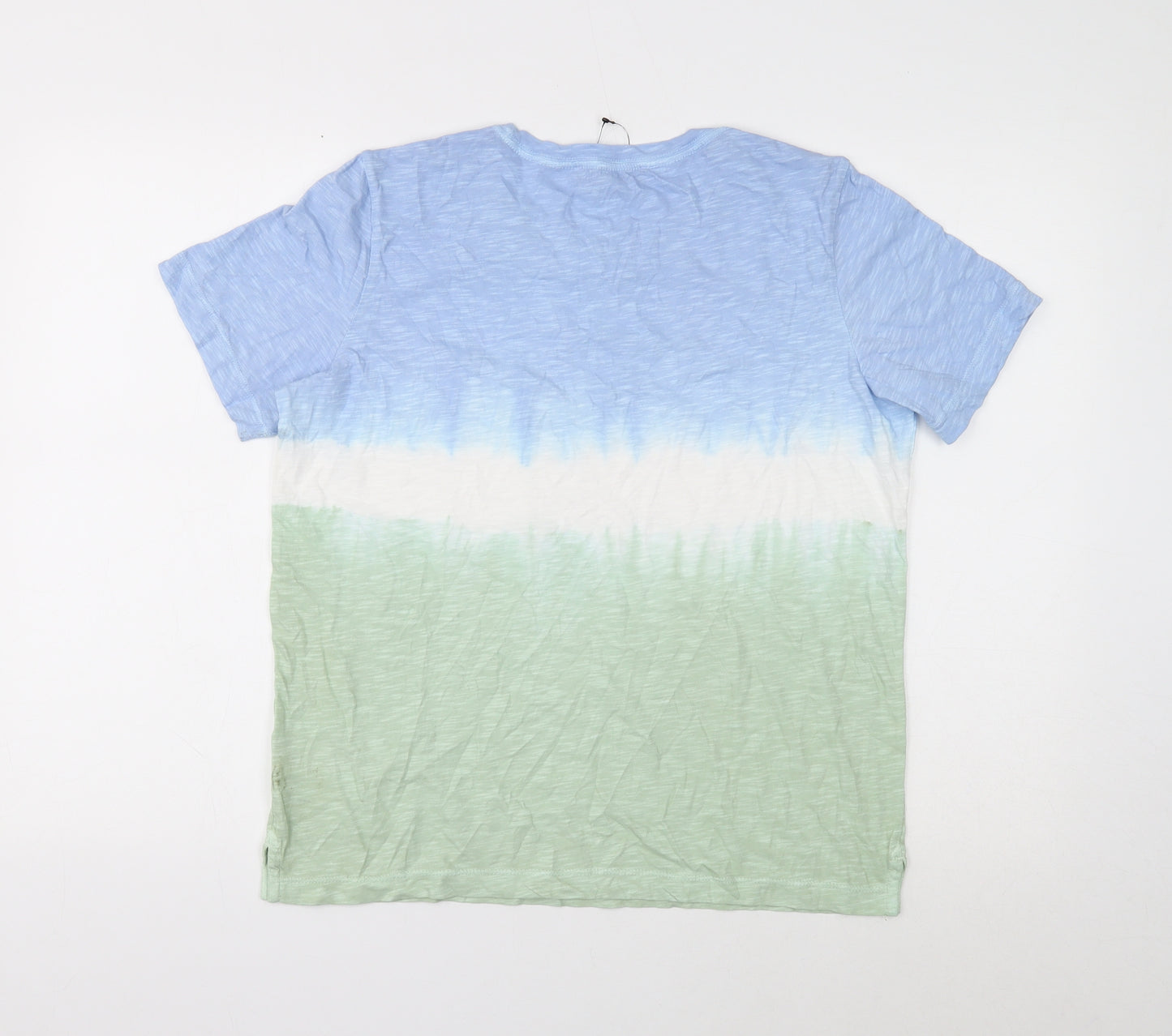 Marks and Spencer Womens Multicoloured Cotton Basic T-Shirt Size 12 Round Neck