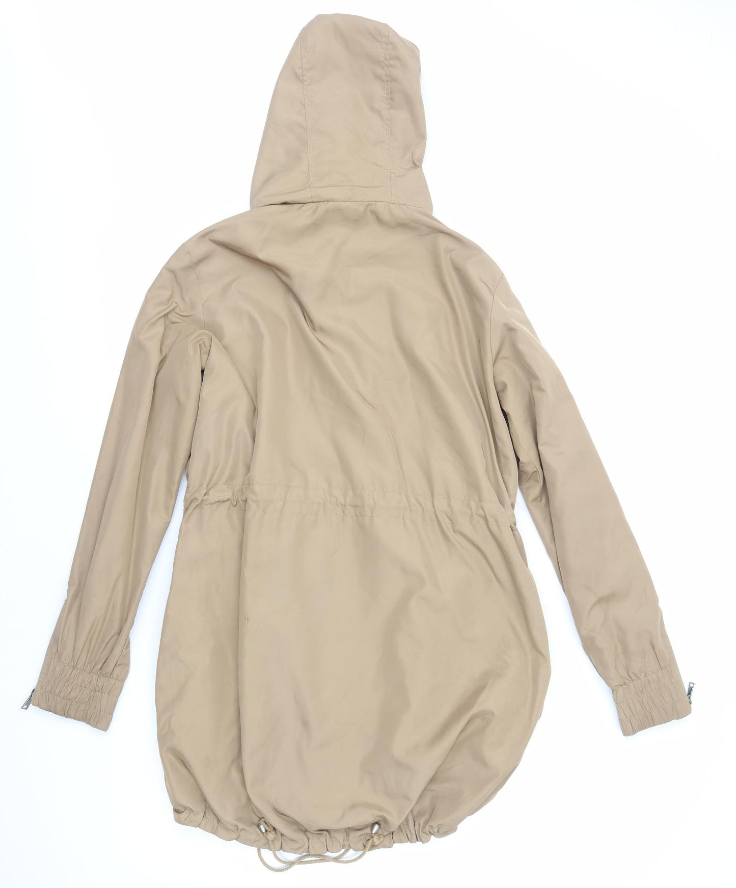 So Fabulous Womens Beige Jacket Coat Size 12 Zip