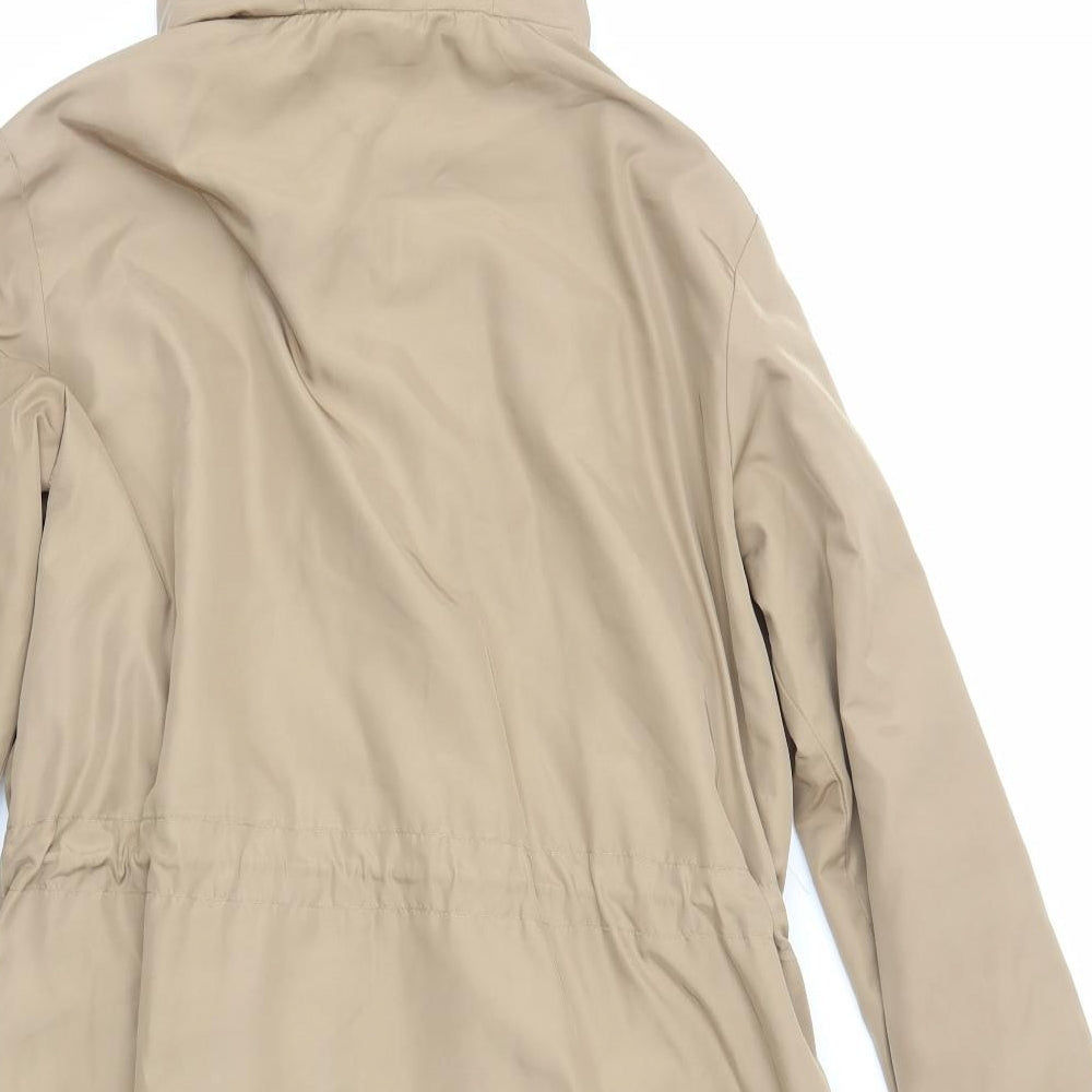 So Fabulous Womens Beige Jacket Coat Size 12 Zip