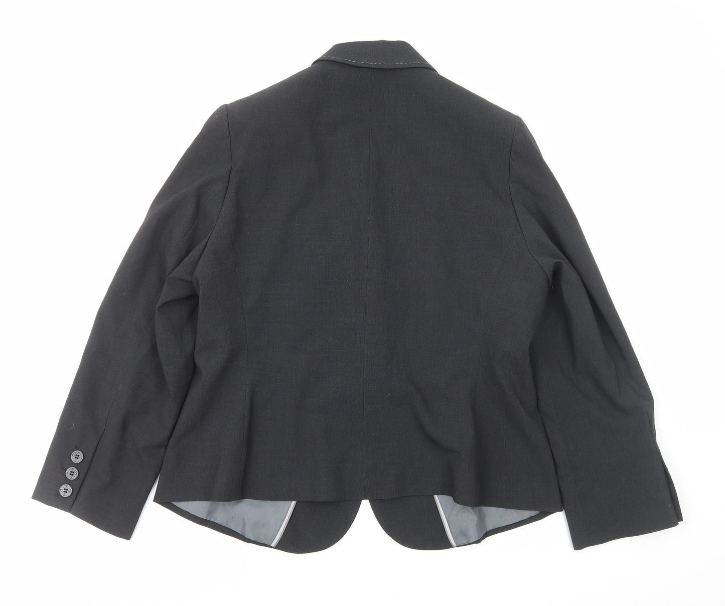 Marks and Spencer Womens Grey Polyester Jacket Suit Jacket Size M