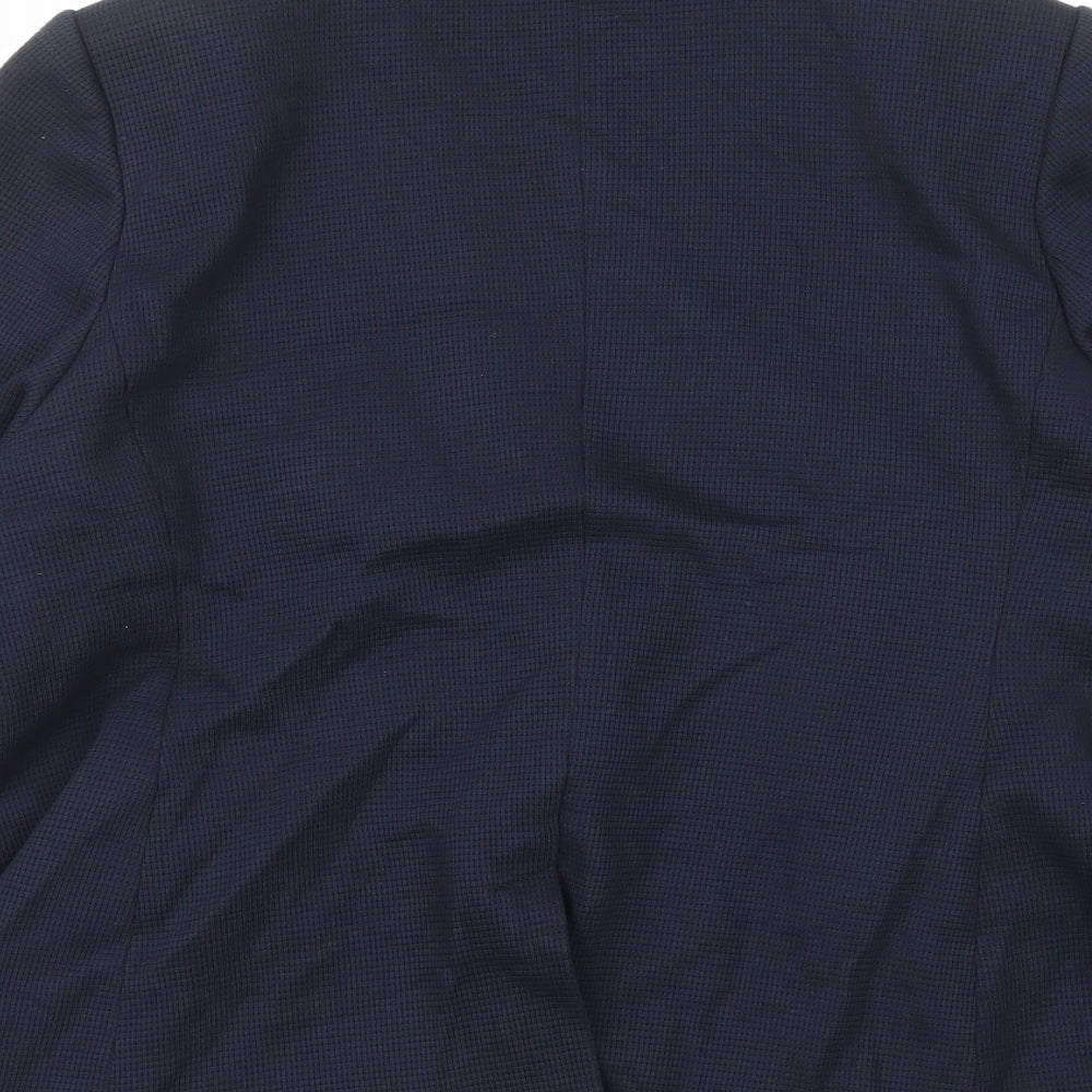 Marks and Spencer Womens Blue Cotton Jacket Suit Jacket Size 20
