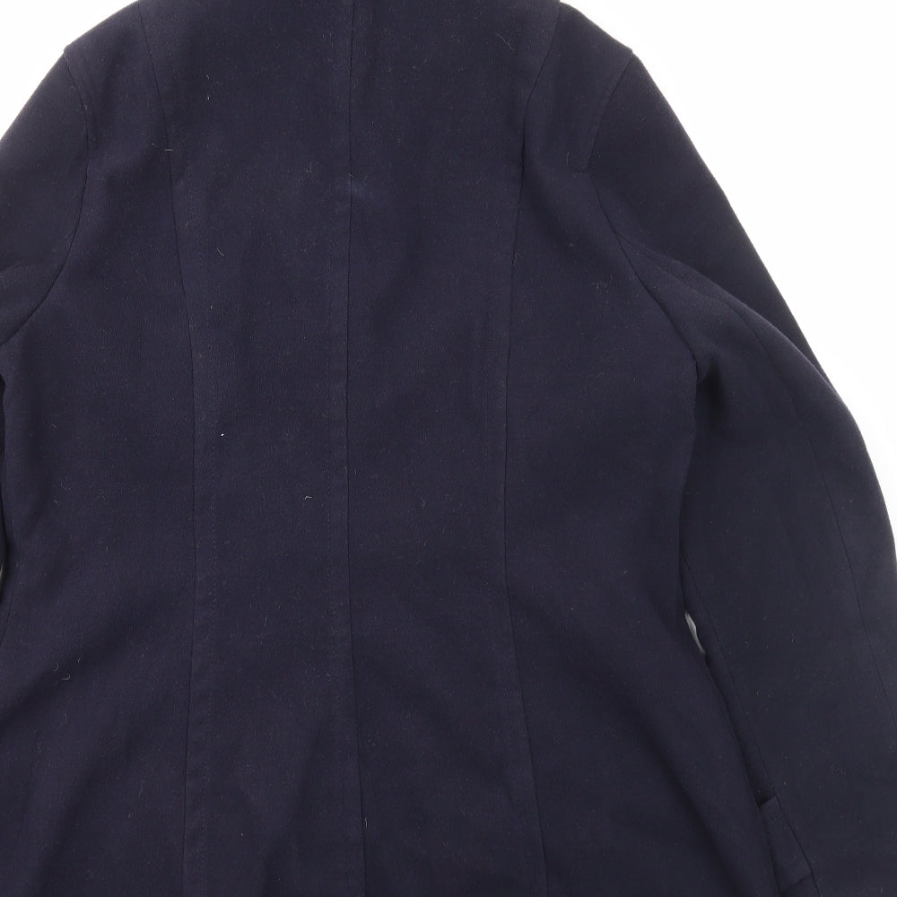 NEXT Womens Blue Parka Coat Size 18 Zip