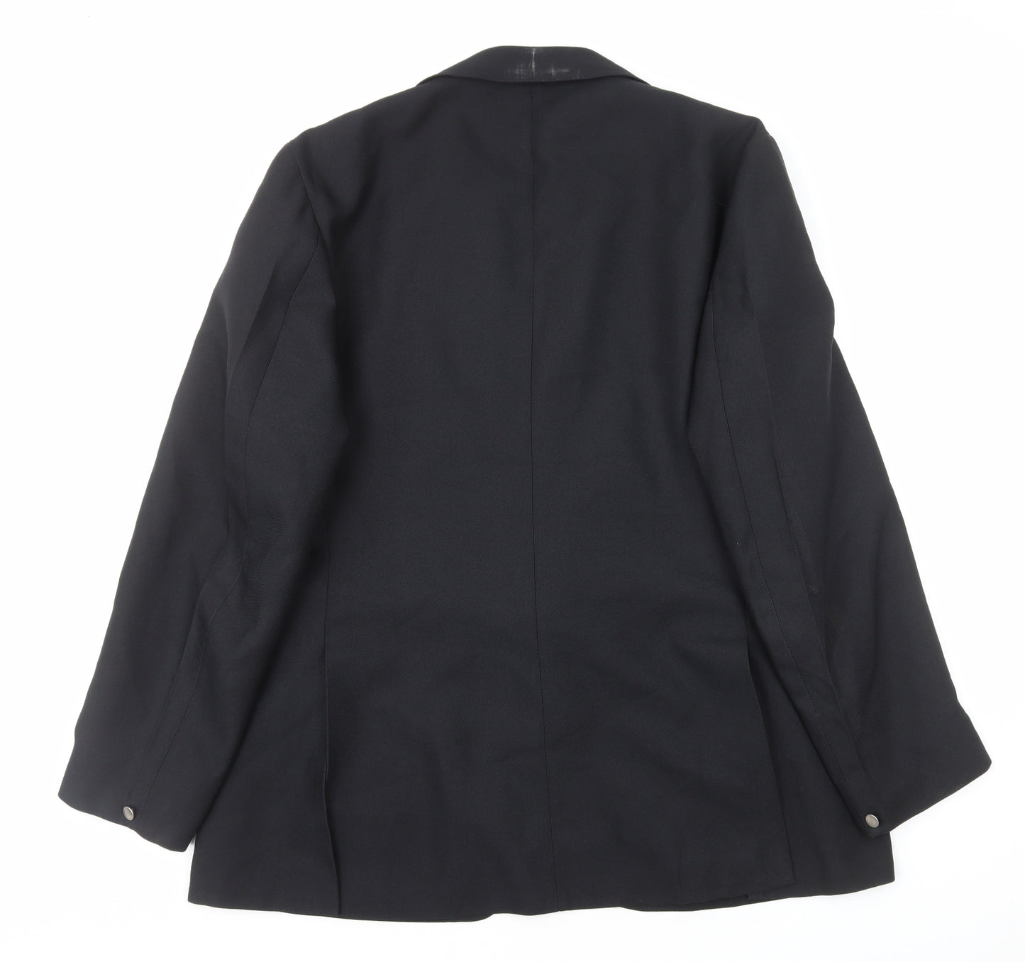 Foster Mens Black Polyester Jacket Blazer Size M