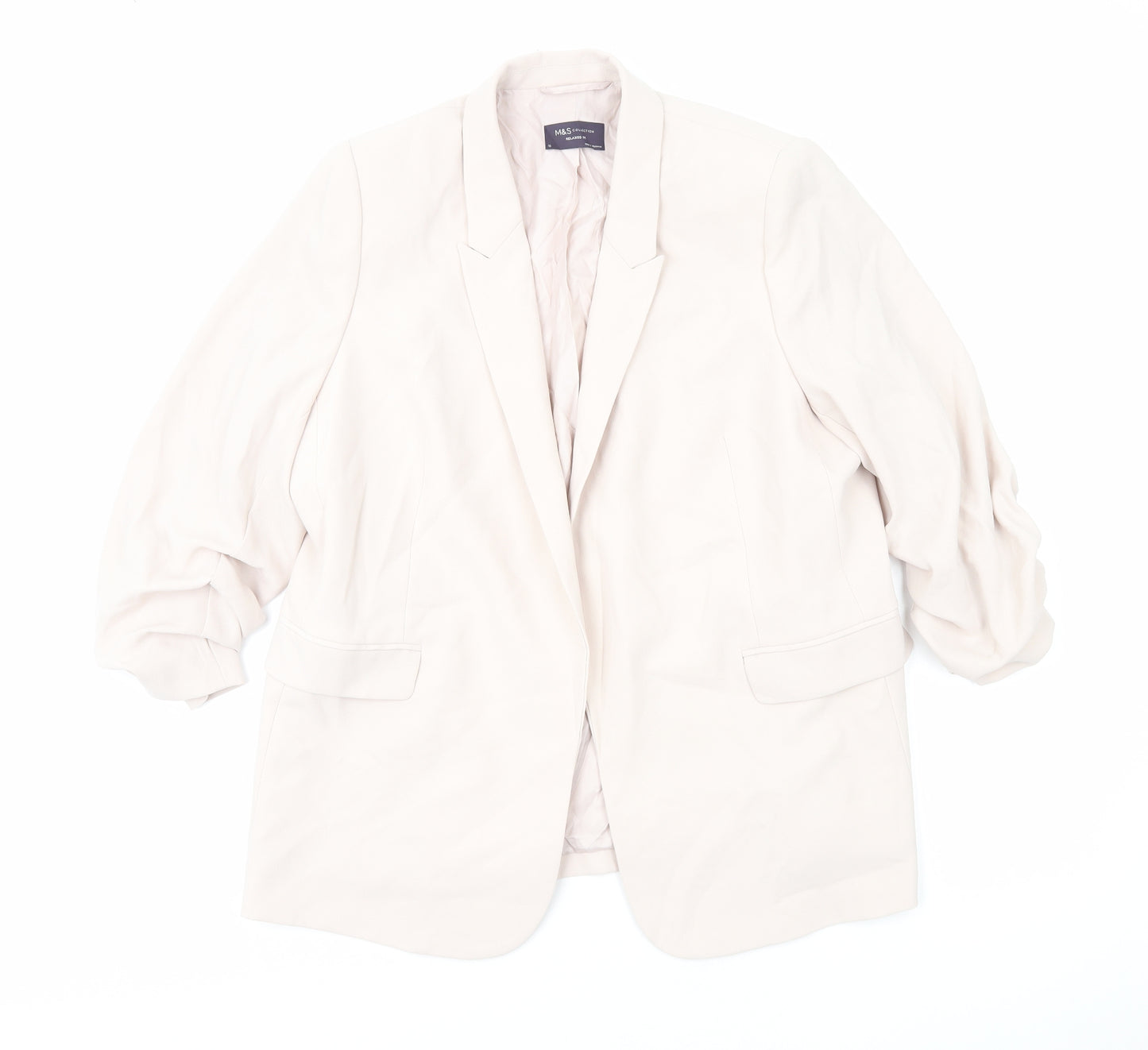 Marks and Spencer Womens Pink Jacket Blazer Size 18