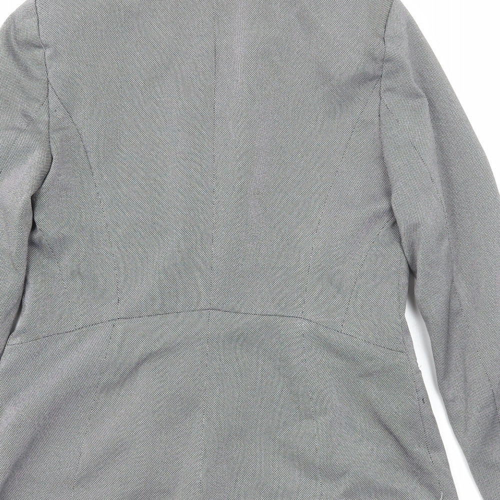 Primark Womens Grey Polyester Jacket Suit Jacket Size 10