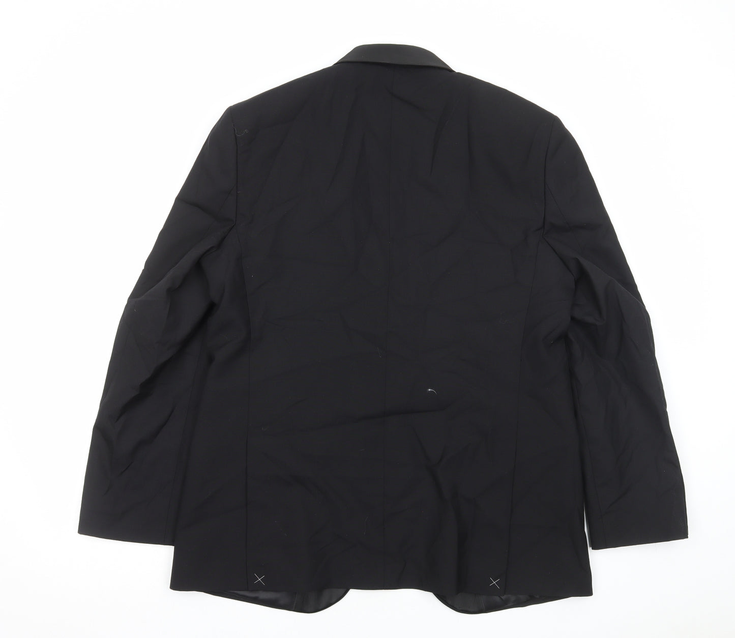 Marks and Spencer Mens Black Polyester Jacket Blazer Size M