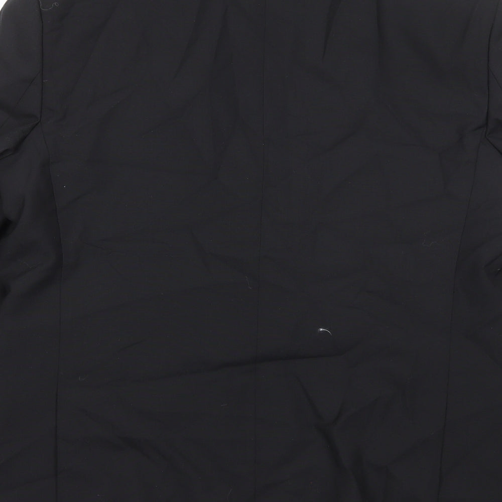 Marks and Spencer Mens Black Polyester Jacket Blazer Size M