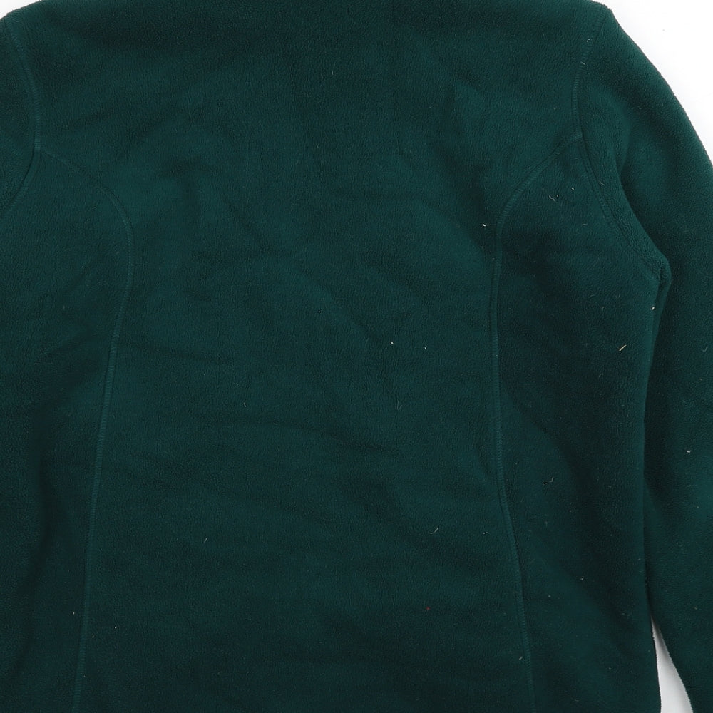 Marks and Spencer Womens Green Jacket Size 12 Zip