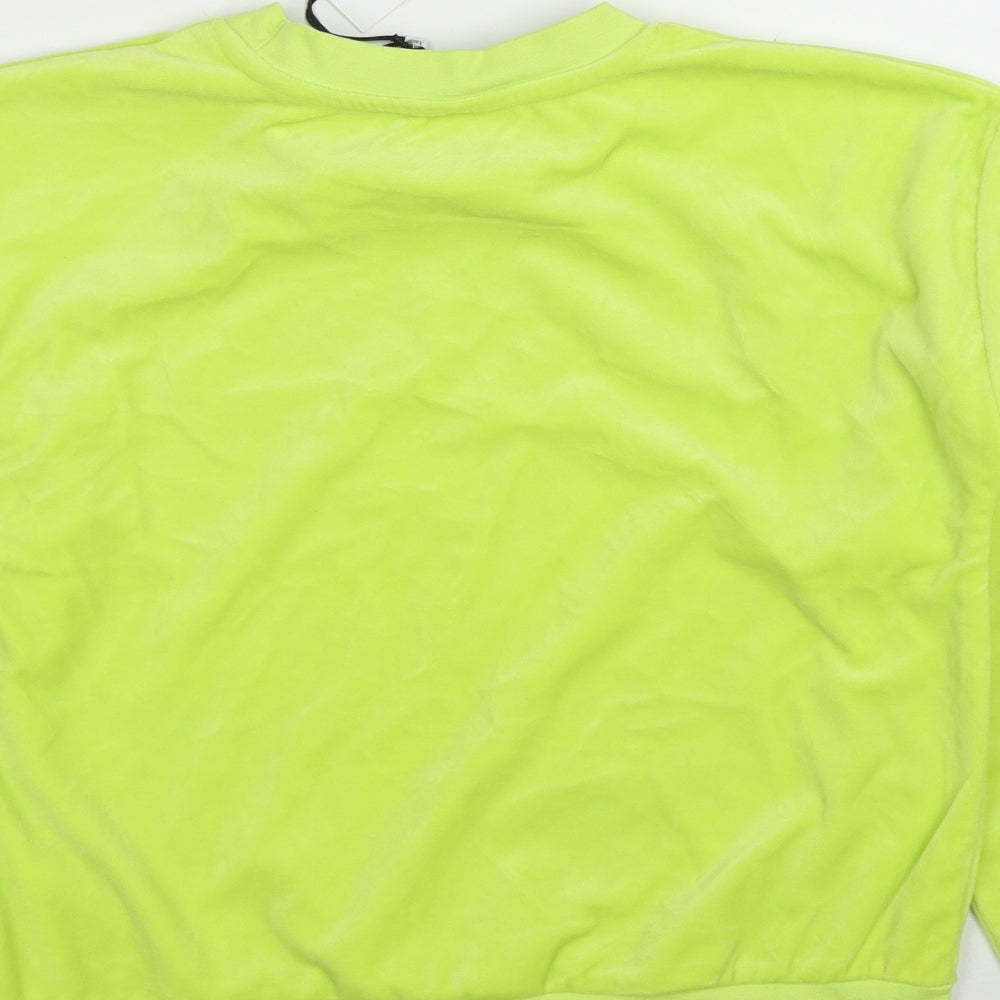 Juicy Couture Girls Green Polyester Pullover Sweatshirt Size 12-13 Years Pullover