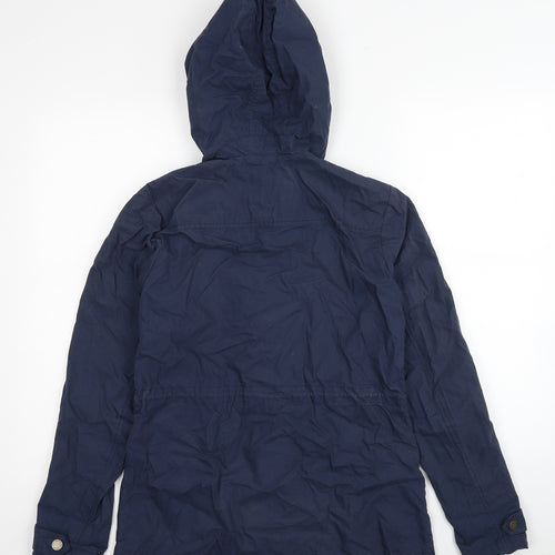 Fat Face Womens Blue Jacket Size 8 Zip