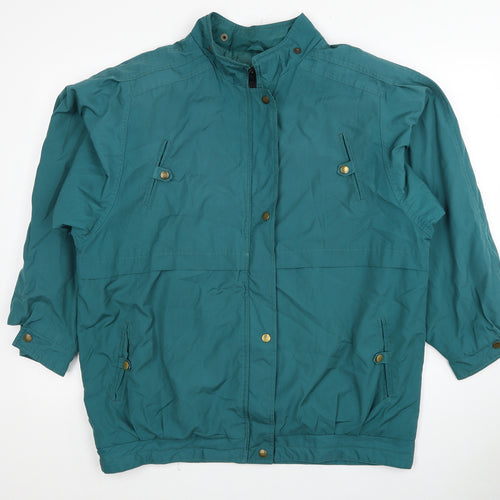 Canada Womens Blue Jacket Size 14 Zip