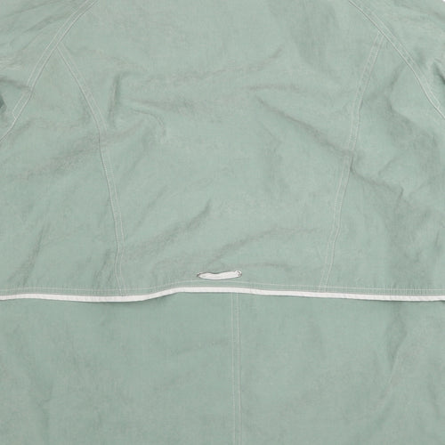 Berkertex Womens Green Overcoat Coat Size 14 Zip