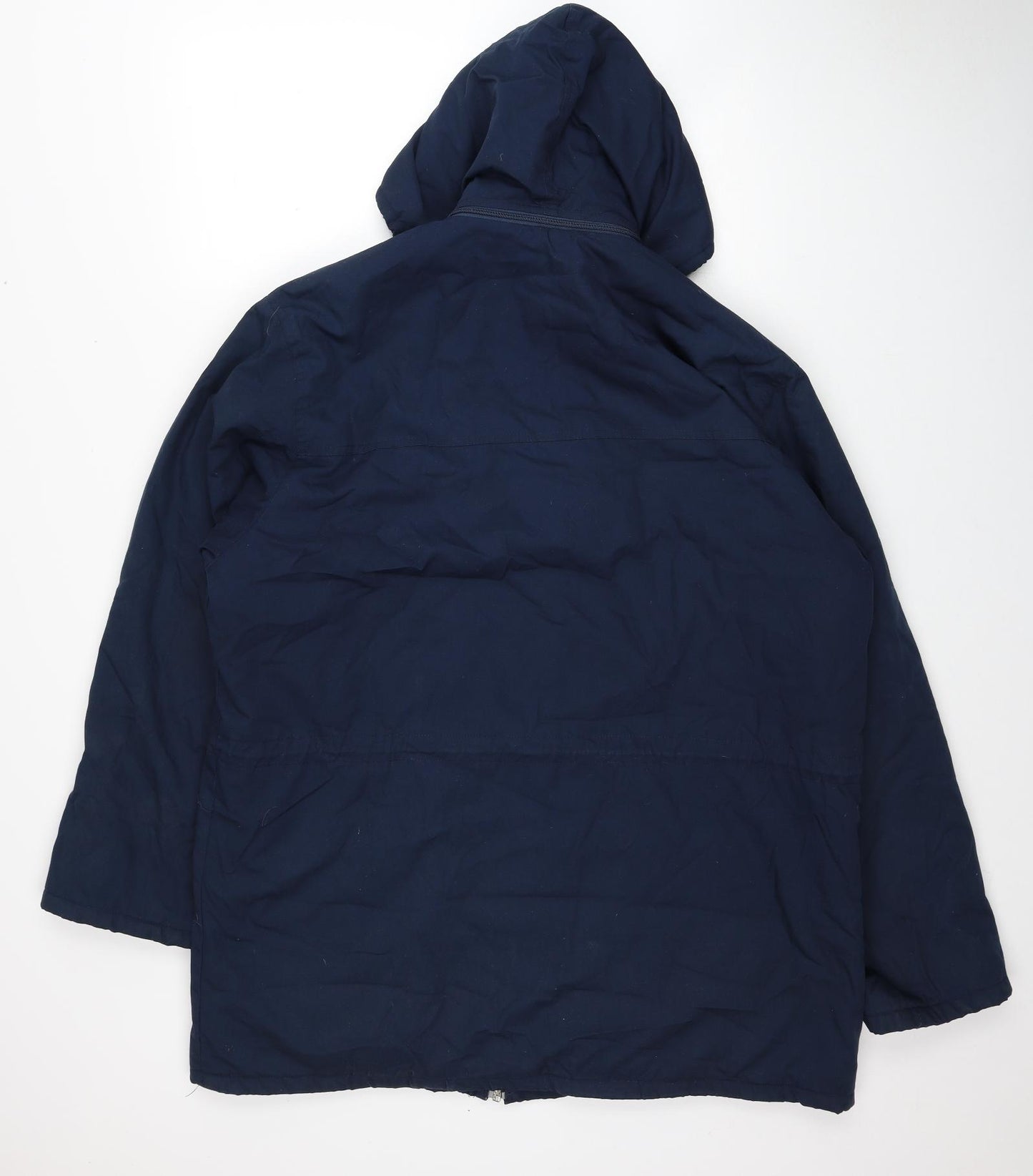 Mens Casuals Mens Blue Windbreaker Coat Size L Zip