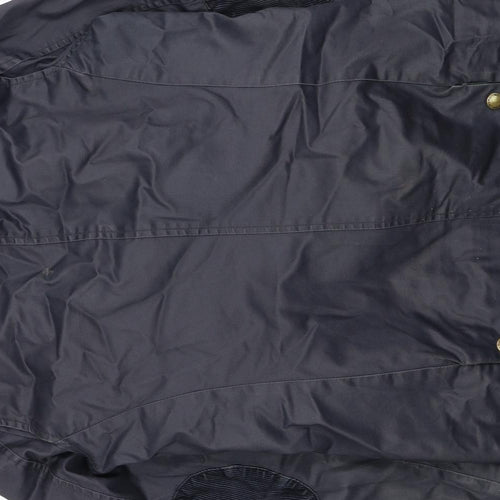 Jack Wills Womens Blue Windbreaker Coat Size 8 Button