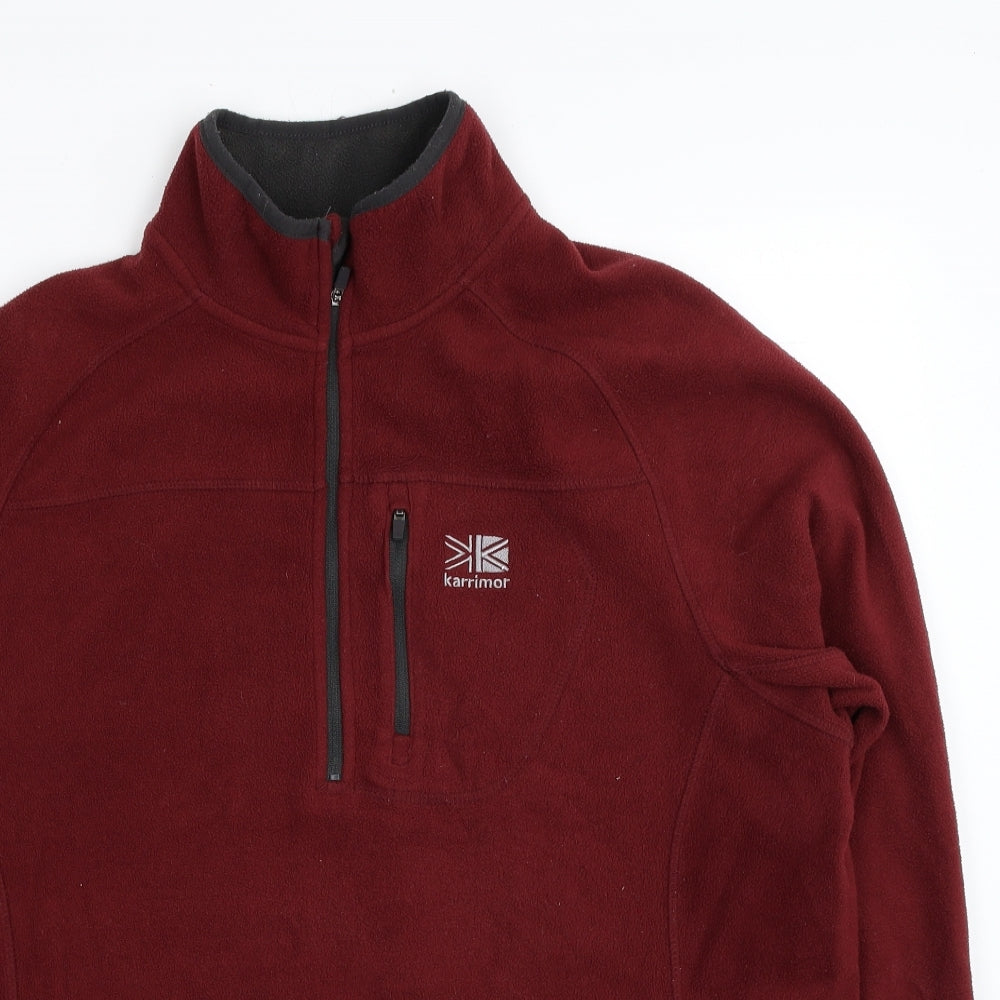 Karrimor Mens Red Polyester Pullover Sweatshirt Size L