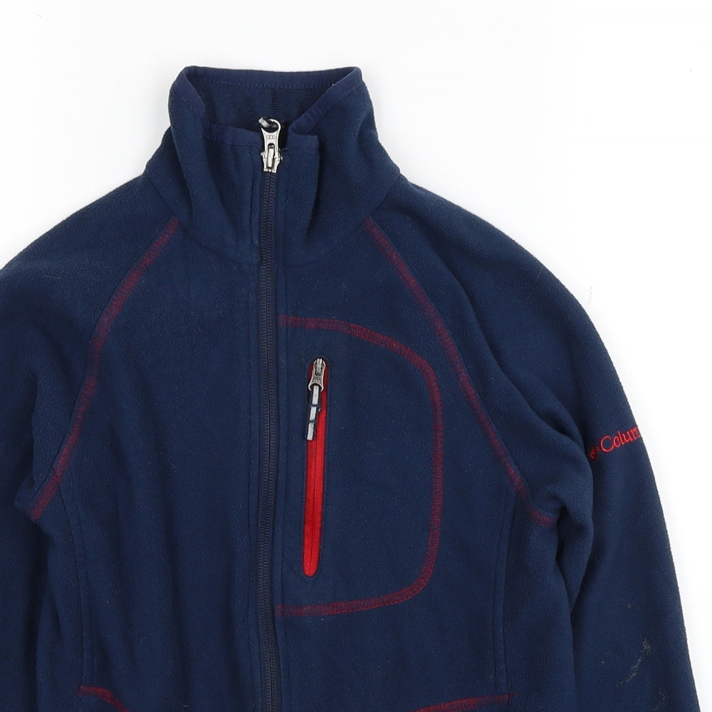 Columbia Boys Blue Jacket Size S Zip