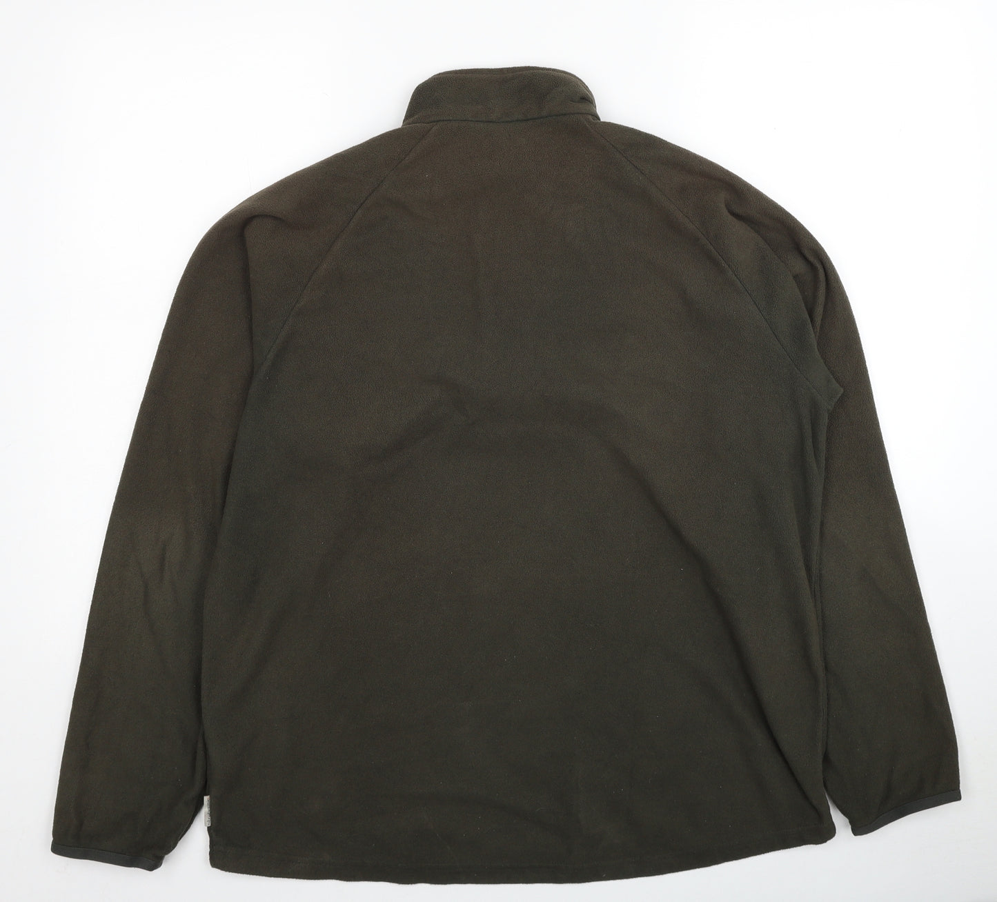 DECATHLON Mens Green Polyester Pullover Hoodie Size XL